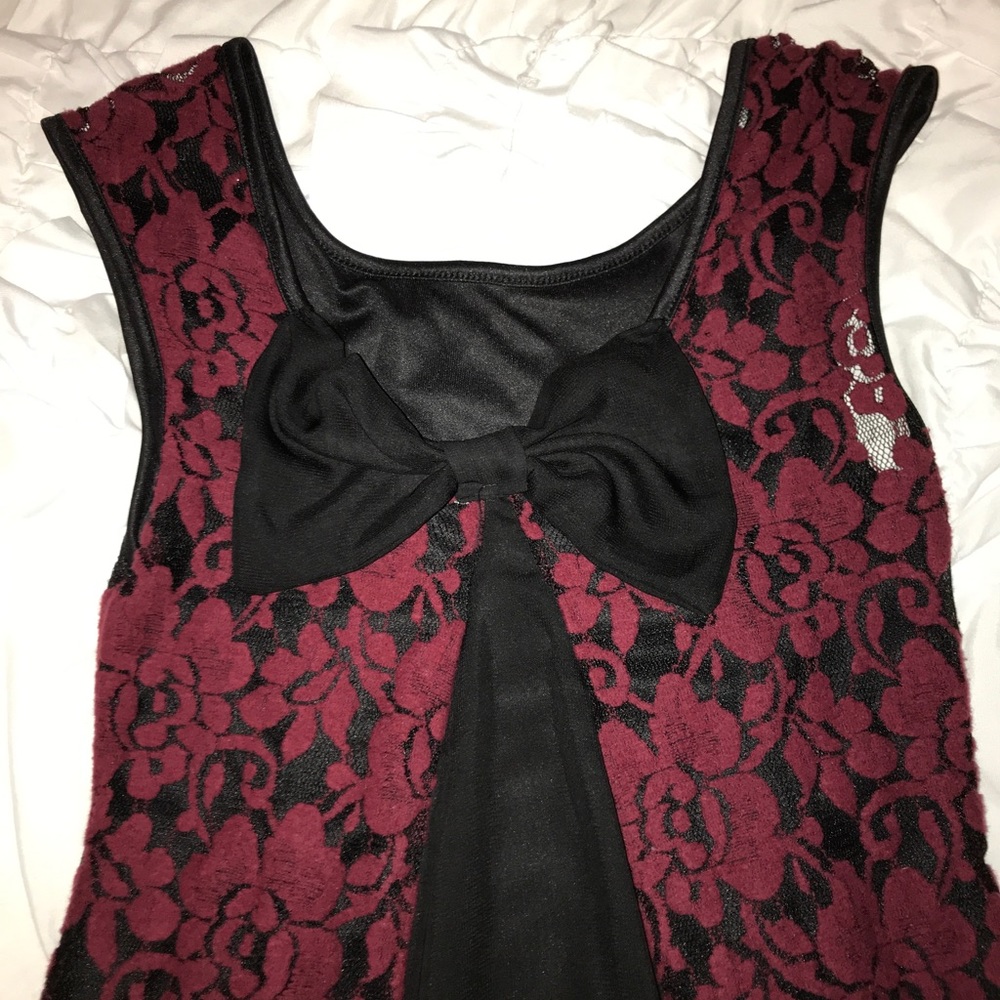 Bow back blouse